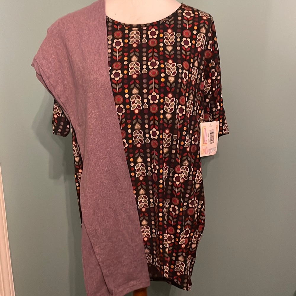 LuLaRoe Irma Top - XXS new! OS leggings